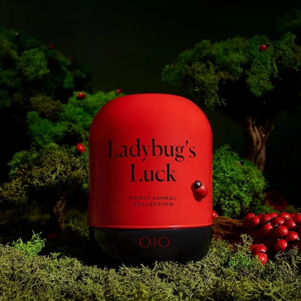 OJO Lady Bug’s Luck Scented Candle – 7.8 oz Jar Candle